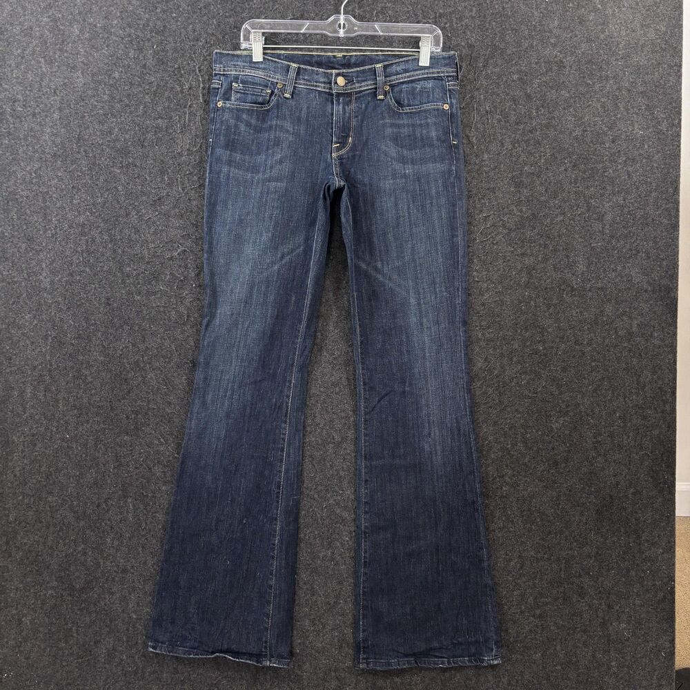 Citizens Of Humanity Ingrid 002 Jeans Women's 31 Blue Low Waist Flare Stretch